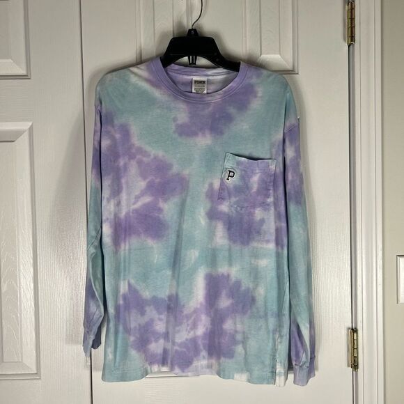 Pink Womens Tie Dye Blouse Size Small - Picture 1 of 3